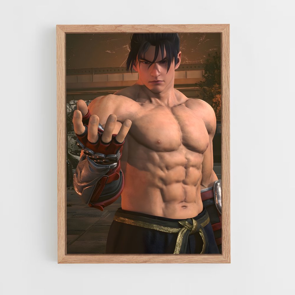 Poster Jin kazama – affiche Tekken (vue 4)